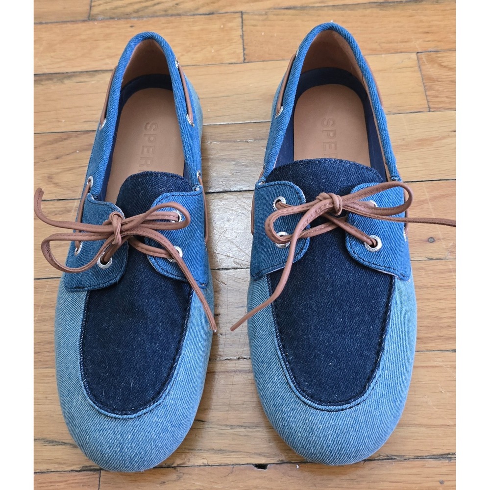 Women's Sperry Denim boat shoes sz 7.5
